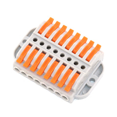 1Pcs Wire Connectors 2-10 Pins Docking Cable Conectors Fast Universal Compact Conductor Push-in Terminal Block LED