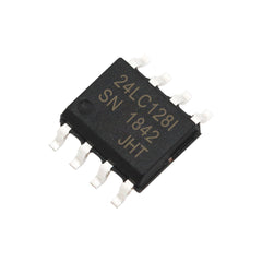 10Pcs 24LC128-I/SN 24LC128I CMOS Serial EEPROM SOP-8pin