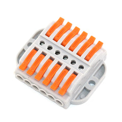 1Pcs Wire Connectors 2-10 Pins Docking Cable Conectors Fast Universal Compact Conductor Push-in Terminal Block LED