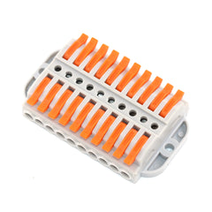 1Pcs Wire Connectors 2-10 Pins Docking Cable Conectors Fast Universal Compact Conductor Push-in Terminal Block LED
