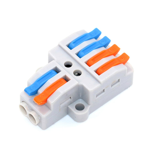 1Pcs 1 In Multiple Out Wiring Cable Connectors Fast Wire Connector Push-in Compact Conductor Connector Terminal Block