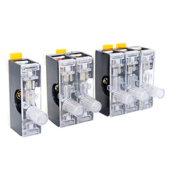 6X30mm 玻璃保险丝座 FS-101 导轨安装单极 6*30 保险丝外壳 0.5A ~ 30A FS-102 FS-103