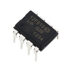 20Pcs PIC12F615-I/P Flash-Based, 8-Bit CMOS Microcontrollers DIP-8pin