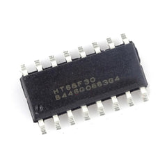 5pcs HT68F30 Enhanced I/O Flash Type MCU 8-Bit MCU with EEPROM SOP16