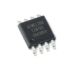 5 件 ATTINY85-20SU INY85 8 位微控制器,带 2/4/8K 字节系统内可编程闪存 SOP-8