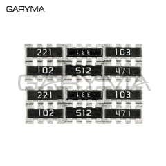 100pcs 8P4R 0402 Network Chip Resistor Arrays 0R 10R 22R 33R 47R 100R 200R 220R 300R 330R 470R 1K 2.2K 4.7K 5.1K 6.8K 10K 100K