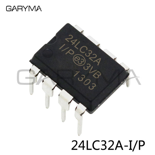 20Pcs 24LC32A-I/P EEPROM Serial-2Wire DIP-8pin
