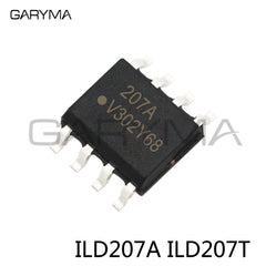 10pcs ILD207A ILD207T Dual Phototransistor Small Outline Surface Mount Optocoupler SOP-8pin