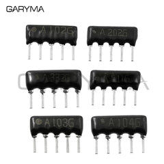 20pcs DIP Exclusion Network Resistor Array 5pin 1K 10K 330R 470R 510R 680R 2K 2.2K 3K 4.7K 5.1K 6.8K 100K 220K 330K 470K 510K