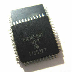 5 件 PIC16F887-I/PT 28/40/44 引脚,增强型基于闪存的 8 位 CMOS 微控制器,采用纳瓦技术 TQFP-44