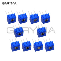 10pcs 3362P Kit High Precision 3362 50 100 200 500 ohm 1K 2K 5K 10K 20K 50K 100K 200K 500K 1M ohm Trimpot Trimmer Potentiometer