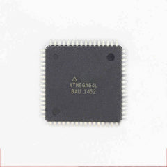 5 件 ATMEGA64L-8AU 8 位微控制器,带 64K 字节系统内可编程闪存 TQFP-64