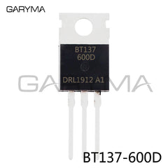 10 件 BT137-600D BT137 晶闸管 双向可控硅 TO-220AB