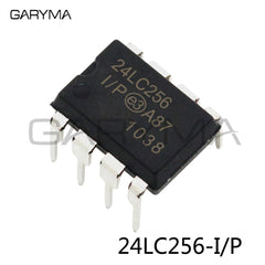 20Pcs 24LC256-I/P EEPROM Serial-2Wire DIP-8pin