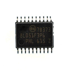 5 件 STM8L051F3P6TR MCU 8 位 STM8 CISC 8KB 闪存 TSSOP-20