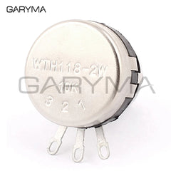 WTH118 2W 1A Potentiometer 1K 2.2K 4.7K 10K 22K 47K 100K 220K 330K 470K1M Round Shaft Carbon Rotary Taper Potentiometer