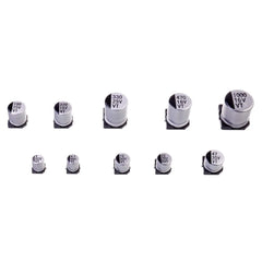 10Values 180 件 1uF - 1000uF SMD 铝电解电容器组合套件