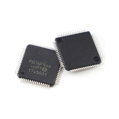 5 件 PIC16F946-I/PT 8 位 CMOS 微控制器,带 LCD 驱动器和纳瓦技术 TQFP-64