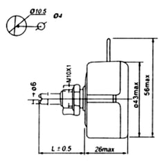 WX112 WX050 5 Вт однокольцевой проволочный потенциометр 100R 220R 330R 470R 1K 2K2 3K3 4K7 5K6 6K8 10K 22K 33K 47K Ом WX050