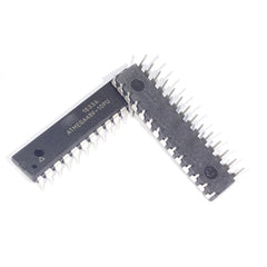 5 件 ATMEGA48V-10PU 8 位微控制器,带 8K 字节系统内可编程闪存 DIP-28