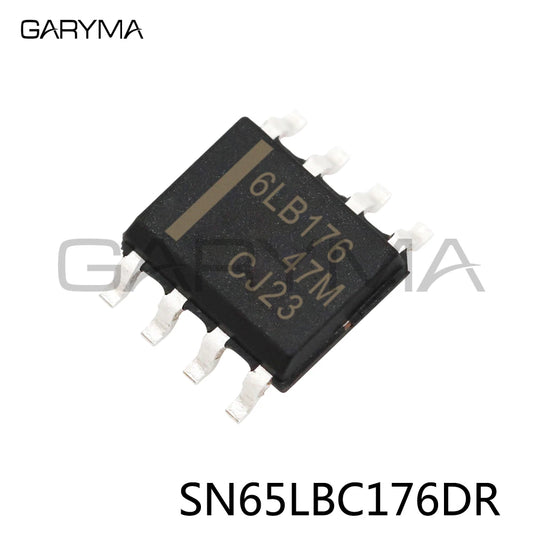 10Pcs SN65LBC176DR 6LB176 Single Transmitter/Receiver RS-485 SOP-8pin