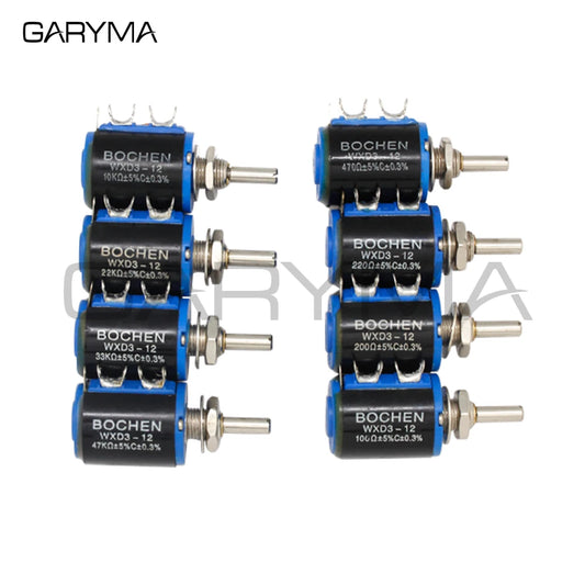 WXD3-12-1W Wirewound Potentiometer 100R 200R 220R 470R 1K 2.2K 3.3K 4.7K 10K 22K 33K 47K WXD3-12 1W