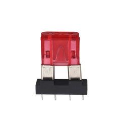 10Pcs 2A~40A Car Automotive Auto Blade Fuse Holder PCB Board 32V For PCB Board Safety Clip Insertion Type