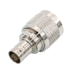 2 件装 BNC 母插孔转 UHF PL259 PL-259 公插头直式射频同轴适配器转换器