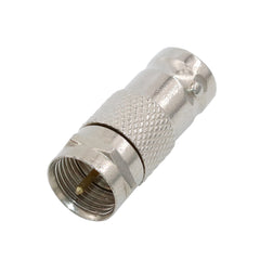 5 件装 F 型公头转 BNC 母头适配器 RF 同轴电缆 BNC Q9 转 F 适用于 CCTV 视频