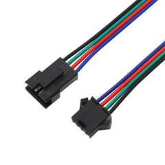 5 对长 JST SM 2P 3P 4P 5P 插头公对母电线连接器 SM2.54 毫米 LED 连接器 10 厘米/15 厘米