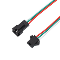 5 对长 JST SM 2P 3P 4P 5P 插头公对母电线连接器 SM2.54 毫米 LED 连接器 10 厘米/15 厘米