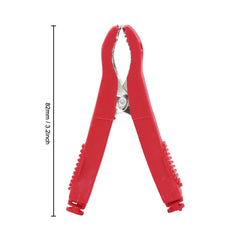 2Pcs 35A Alligator Clips 76mm Low Voltage Wire Lead Test Alligator Clamps Car Caravan Van Battery Test Lead Clips