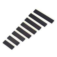 20Pcs Single Row Pin Header 2.54mm Female Header Connector 2/3/4/5/6/7/8/9/10/11/12/13/14/15/16/17/18/20/22/40Pin for PCB