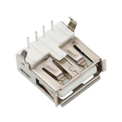10Pcs USB Type A Standard Port Female Connector 90 Degrees USB A Type PCB Socket Solder Jacks