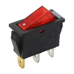 5 件装船用摇臂开关 KCD3 2 针/3 针 15A 16A/250V 开-关-开 开-关 电源开关带灯