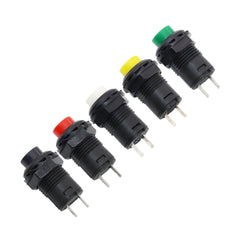 5 个 12 毫米按钮开关 DS428 DS427 OFF-ON 自复位/自锁按钮开关 3A125V/1.5A250VAC
