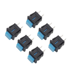 6 件装 DS-430 开关复位开关瞬时按钮方形电源开关开-关 2 针 1A/250VAC 3A/125VAC