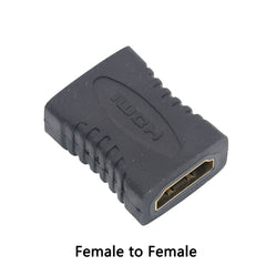 1 件镀金 HDMI 适配器 90 270 度直角微型 HDMI 公对母插头适用于高清电视 1080P 电缆延长线