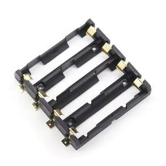 1 件 18650 SMT 电池座 1x2x3x4x 插槽 SMD 电池盒存储盒带青铜针脚可充电 SMT