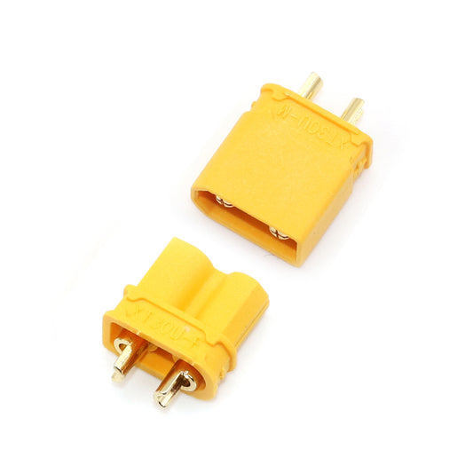 5 件装 XT30U 插头公母子弹头焊接端子适用于遥控锂聚合物电池模型飞机配件