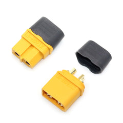 5 件装 XT60 XT60H 插头带护套外壳母头/公头适用于 RC 锂聚合物电池模型飞机配件