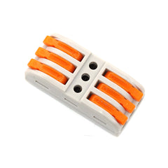 1Pcs 1-12pins Quick Multi-circuit Splicing Butt Wire Connector Mini Fast Terminal Home Spring Splicing Push Junction Box 222 223
