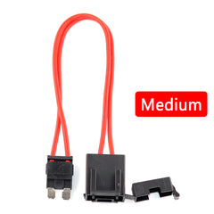 1 套汽车改装 ACC 保险丝盒用于接电 1A~50A 中型/小型/微型 2 号 16AWG 电源插座无损保险丝分接头座