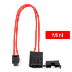 1 套汽车改装 ACC 保险丝盒用于接电 1A~50A 中型/小型/微型 2 号 16AWG 电源插座无损保险丝分接头座