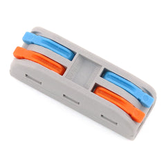 1Pcs 2-5 Pins Quick Butt Wire Connector Terminal Block Universal Compact Push In Spring Splicing Electrical Wring Cable Connectors