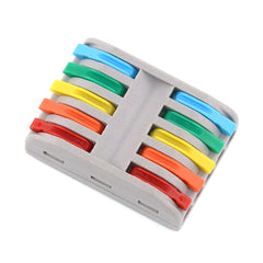 1Pcs 2-5 Pins Quick Butt Wire Connector Terminal Block Universal Compact Push In Spring Splicing Electrical Wring Cable Connectors