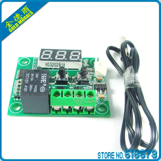 W1209 DC 12V Heat Cool Temp Thermostat Temperature Control Switch Temperature Controller Thermometer Thermo Controller