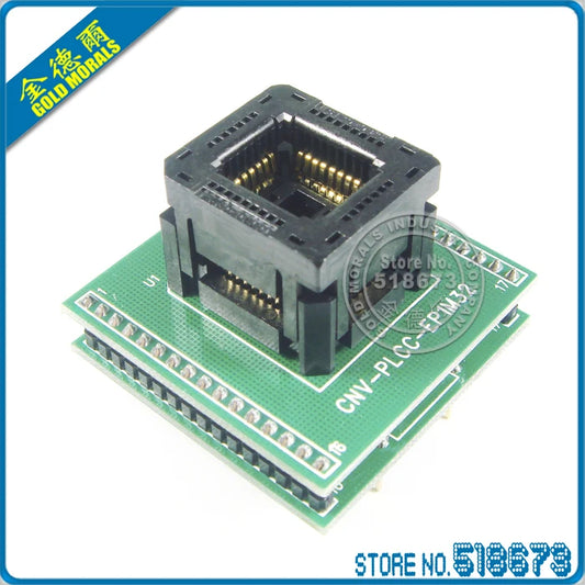 PLCC32 to DIP32 (Bounce) IC Test Socket Adapter Socket