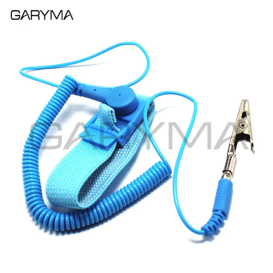 Adjustable Anti Static Bracelet Electrostatic ESD Discharge Cable Reusable Wrist Band Strap Hand With Grounding Wire