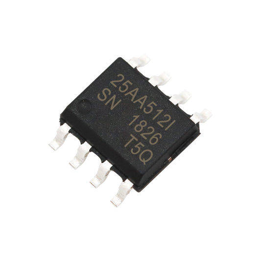 10Pcs 25AA512-I/SN 25AA512I SPI Bus Serial EEPROM SOP-8pin